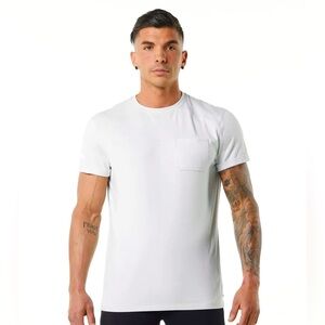 Alphalete Evo Pocket Tee - White Men’s Large